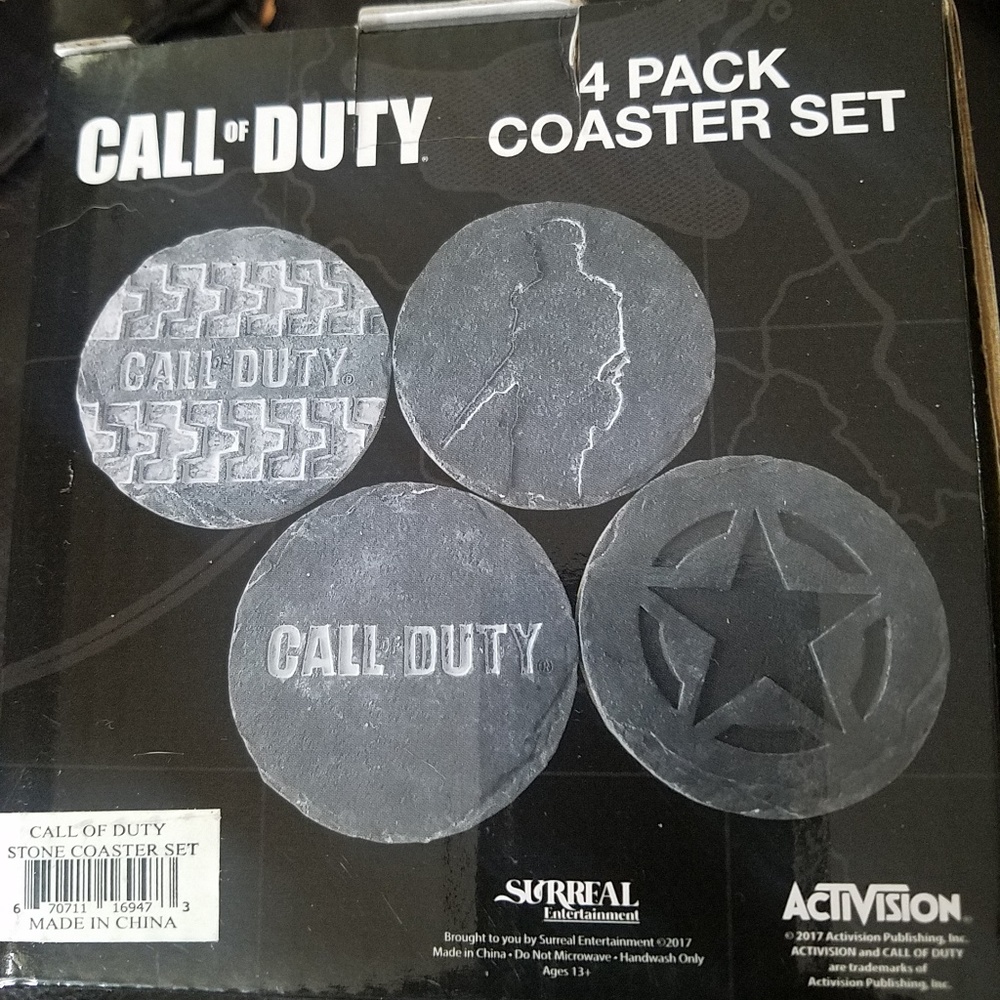 Set of 4 Call of Duty coasters